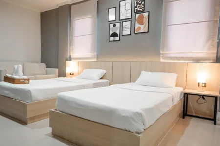 บุญศิริบูติกโฮเต็ล Boonsiri Boutique Hotel ดีลักซ์ 2 เตียง คอร์เนอร์